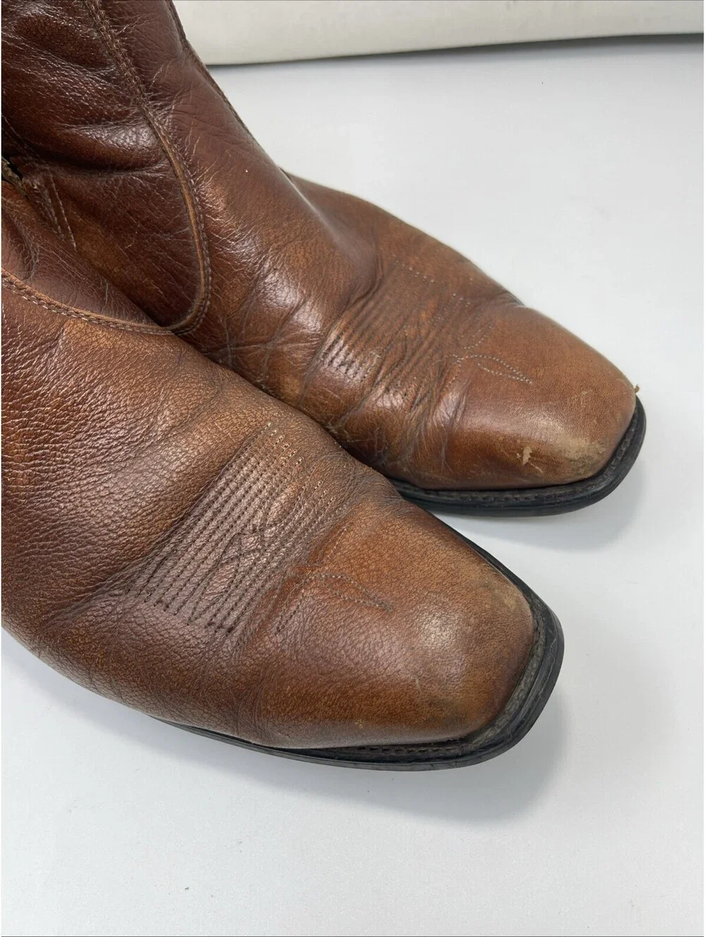 Laredo 5724 Men's Size 13 D Brown Leather Cowboy Western Boots Made In USA